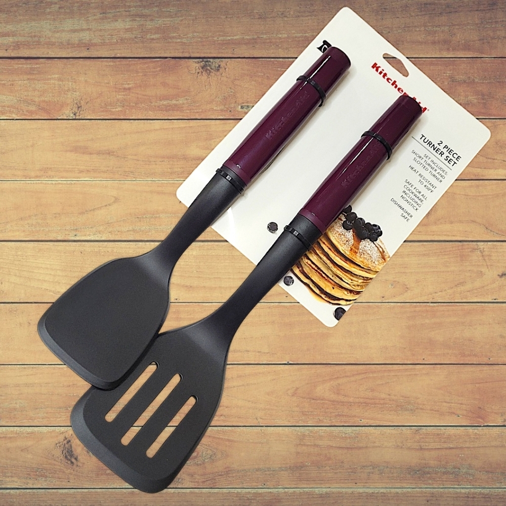 Kitchenaid Beetroot 2-Piece Turner Set - NWT